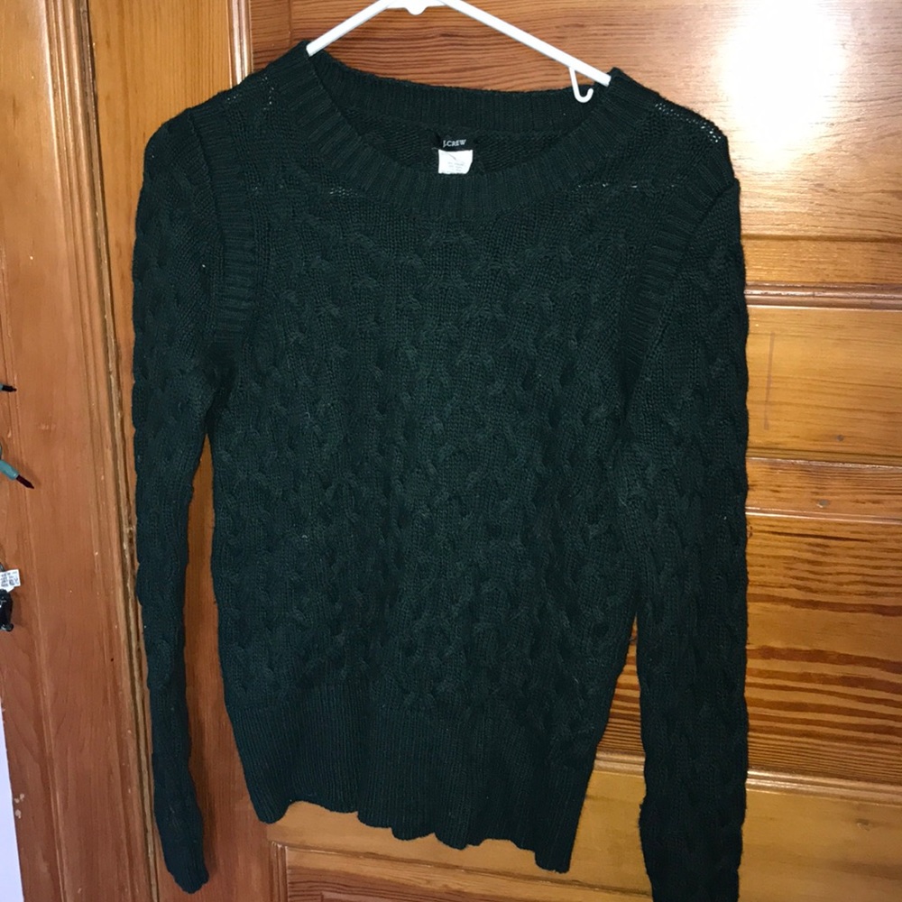 Dark green pullover sweater